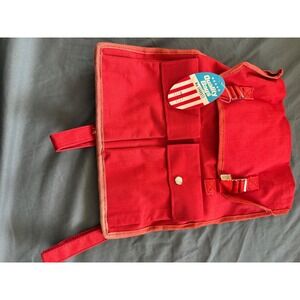 Vintage Quality Bags by ERO Red Canvas Backpack Utility Rucksack New With Tags